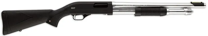 Winchester SXP Marine Defender Black / Chrome 12 GA 18 Barrel 3-Chamber 5-Rounds - Winchester