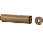ANECHOIC Anechox 35 Flat Dark Earth 9mm Includes 1/2X28 Direct Thread Mount - ANECHOIC Suppressors