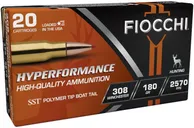 Fiocchi Hyperformance Brass .308 Win 180-Grain 20-Rounds SST - Fiocchi