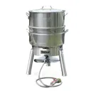 Bayou Classic Half-Bushel Stainless Steamer Kit - KDS-151 - Bayou Classic