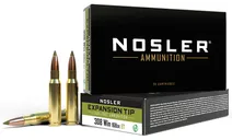 Nosler 308 Winchester 168 grain E-Tip Lead-Free Rifle Ammo, 20/Box - 40035 - Nosler