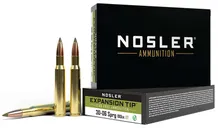 Nosler 30-06 Springfield 180 grain E-Tip Lead Free Rifle Ammo, 20/Box - 40037 - Nosler