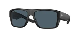 Costa Taxman Matte Black w/ Gray 580P - 06S9116-91160659 - Costa Del Mar