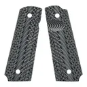 VZ Grips Operator II Full-Size Grip Fits 1911 Commander/1911 Government, Black/Gray - VZ Grips