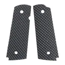 VZ Grips Simonich Gunner Grip Fits 1911 Commander/1911 Government, Black - VZ Grips