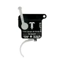 Trigger Tech Adjustable Curved Lever Trigger w/Safety Single-Stage Drop-In, Stainless - TriggerTech