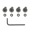 TANDEMKROSS Engraved Grip Screw Fits Ruger Mark III 22/45/Ruger Mark IV 22/45, Stainless - TANDEMKROSS