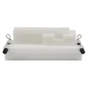 OBSIDIAN ARMS Upper Receiver Vise Block, White - Obsidian Arms