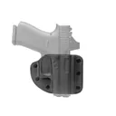 CrossBreed Holsters Modular Walther PPS M2 OWB Holster Right Cowhide Leather/Kydex, Black - CrossBreed Holsters