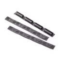 Wilson Combat 3-Pack 4-Slot M-LOK Rail Cover 6.25" x 0.63", Black - Wilson Combat