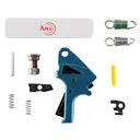 Apex Flat-Faced Forward Set Trigger Kit Drop-In, Blue - Apex Tactical