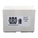 SNS Cast Bullets .38 Caliber RN Pistol Bullet, 158 gr 0.358" 500rds - Sns Cast Bullets