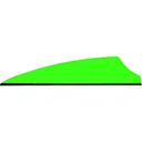 Q2i Fusion X-II Vanes Neon Green 2.5 in. 100 pk. - Q2I