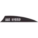 AAE Hybrid 2.0 Shield Cut Vanes Black 50 pk. - AAE Archery