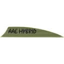 AAE Hybrid 2.0 Shield Cut Vanes OD Green 50 pk. - AAE Archery