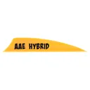 AAE Hybrid 2.0 Shield Cut Vanes Sunset Gold 50 pk. - AAE Archery