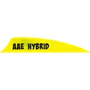 AAE Hybrid 2.0 Shield Cut Vanes Yellow 50 pk. - AAE Archery