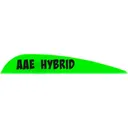 AAE Hybrid 23 Vanes Bright Green 50 pk. - AAE Archery