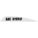 AAE Hybrid 23 Vanes White 50 pk. - AAE Archery