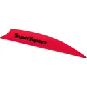 Flex Fletch Silent Knight Vanes Flo Red 3 in. 36 pk. - Flex-Fletch