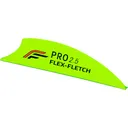 Flex Fletch Pro 2.5 Vanes Flo Yellow 2.5 in. 36 pk. - Flex-Fletch