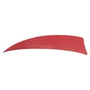 Trueflight Shield Cut Feathers Red 3 in. RW 100 pk. - Trueflight