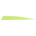 Trueflight Shield Cut Feathers Chartreuse 4 in. RW 100 pk. - Trueflight