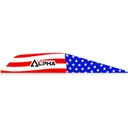 Bohning Alpha Vanes American Flag 100 pk. - Bohning