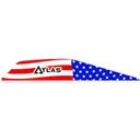 Bohning Atlas Vanes American Flag 100 pk. - Bohning