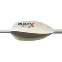 Flex Fletch Quad X Vanes White 50 pk. - Flex-Fletch