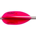 Flex Fletch Quad X Vanes Flo Red 50 pk. - Flex-Fletch
