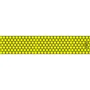 White Water Archery Honeycomb Fade Arrow Wraps Open Flo Yellow 5 in. x 1.125 in. 15 pk. - White Water Archery