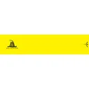 White Water Archery Arrow Wraps Gadsden Yellow 5 in. x 1.125 in. 15 pk. - White Water Archery