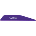 Bohning Wild Vanes 3 in. Purple 100 pk. - Bohning