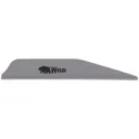 Bohning Wild Vanes 3 in. Silver 100 pk. - Bohning