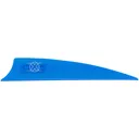 Bohning X Vanes Shield Cut 3 in. Satin Blue 36 pk. - Bohning