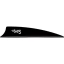 Bohning X3 Vanes Shield Cut 3 in. Black 36 pk. - Bohning