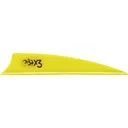 Bohning X3 Vanes Shield Cut 3 in. Neon Yellow 36 pk. - Bohning