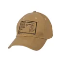 Rothco Us Navy Anchor - Flag Low Profile Cap, Coyote Brown - Rothco