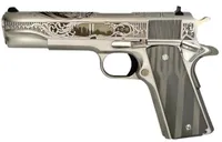 Colt 1911 Classic Government, Never Forget 5" .45 ACP 7rd Handgun, Engraved Stainless, Grey - 01911C-SS-1911 - Colt