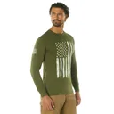 Rothco Us Flag Long Sleeve T-Shirt - Olive Drab, X-Large - Rothco