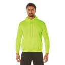 Rothco High-Vis Performance Hooded Sweatshirt - Safety Green, Medium - Rothco