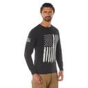 Rothco Us Flag Long Sleeve T-Shirt - Black, X-Large - Rothco