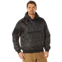 Rothco Quilted Woobie Hooded Sweatshirt - Black, 2X-Large - Rothco