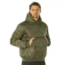 Rothco Quilted Woobie Hooded Sweatshirt - Olive Drab, Small - Rothco