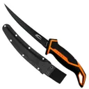 Danco Lunar-1 Micro Flex 7" Fillet Knife, Black/Orange - LNR-7FK - Danco