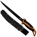 Danco Lunar-1 Micro Flex 9" Fillet Knife, Black/Orange - LNR-9FK - Danco