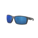 Costa Reefton Blue Mirror 580G Sunglasses - Gray - RFT 98 OBMGLP - Costa Del Mar