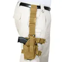 Rothco Deluxe Adjustable Universal Drop Leg Tactical Holster - Coyote Brown - Rothco