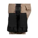 Rothco Drop Leg Double Mag Pouch - Black - Rothco